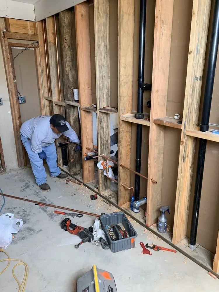 Commercial rough-in plumbing for Gas Line Repair in New Holland